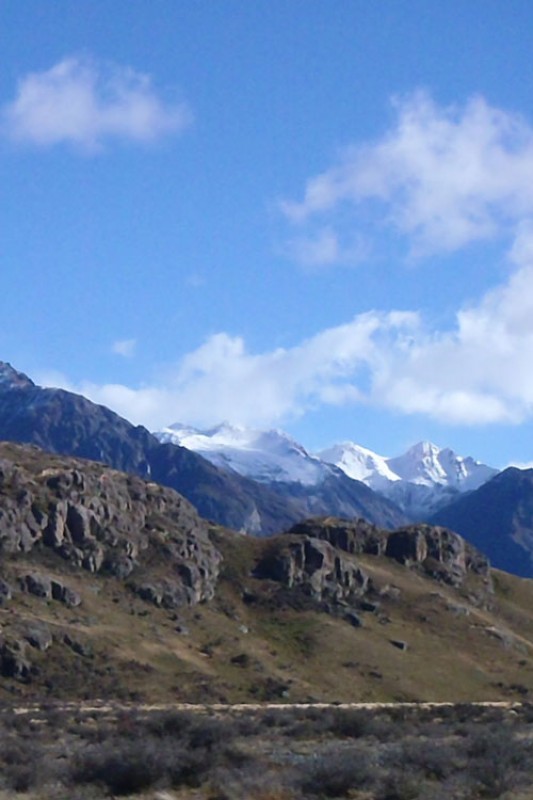 Site of Edoras.Rangitata Valley
