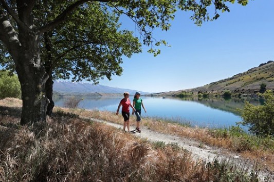 Cromwell Lake Dunstan Time to Stroll Copy